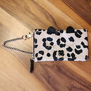 Betsy Johnson Cheetah Print Phone Wristlet